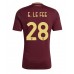 Maillot de foot AS Roma Enzo Le Fee #28 Domicile vêtements 2024-25 Manches Courtes